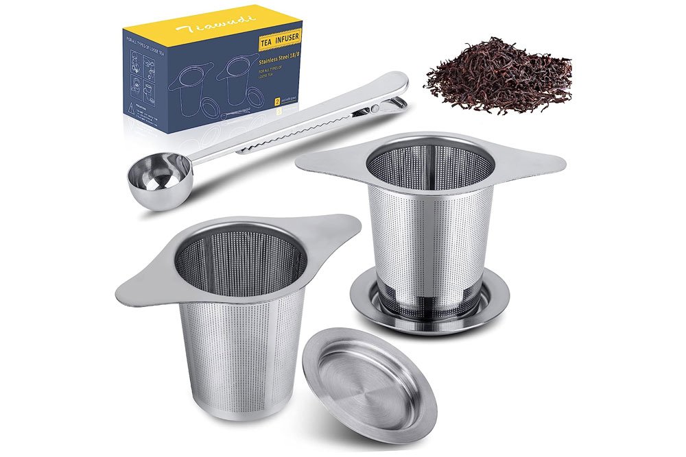 2 Pack Stainless Steel 18/8 Extra Fine Tea Infuser