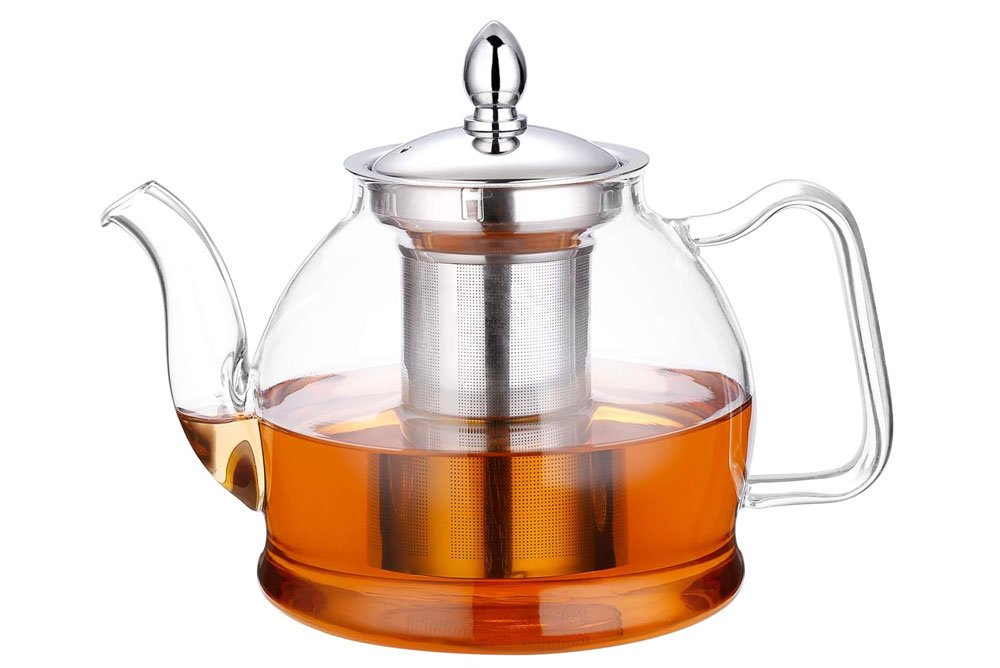 HIWARE Glass Teapot with Removable Infuser