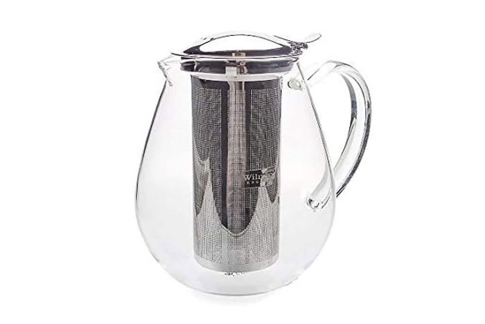 Wilmax Thermo Glass Tea Pot For Herbal Tea